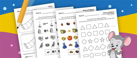 Free Printable Early Elementary Pattern Worksheets | ABCmouse