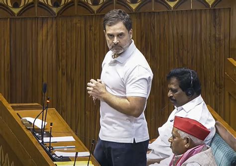 Rahul Gandhis Parts Of Speech Expunged After He Accused Bjp Of