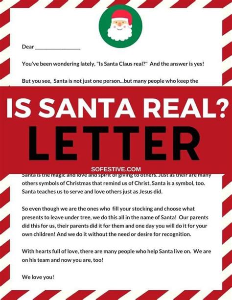 Santas Address And Santa Letter Printables