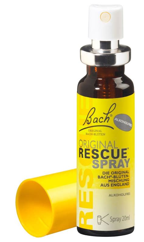 Bach Original RESCUE Spray Alkoholfrei 20 Ml Shop Apotheke