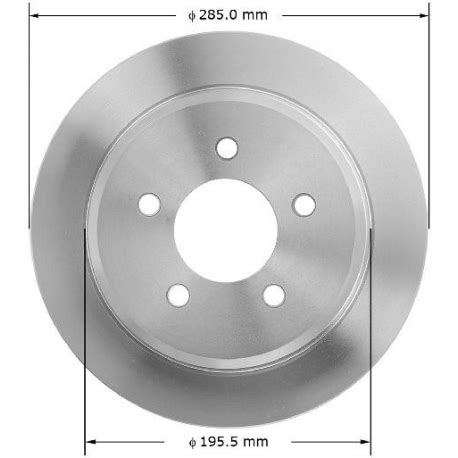 Tarcza Hamulcowa Tylna Prt Bendix Premium Jeep Grand Cherokee