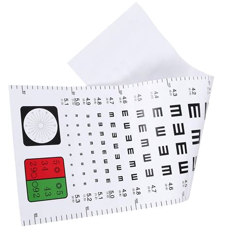 Buy Healvian Eye Chart Snellen Eye Chart Wall Hanging Eye Charts For