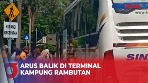 Terjadi Lonjakan Arus Balik Mudik Di Terminal Kampung Rambutan Video