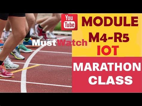 Module M R Marathon Class Internet Of Things Iot Important Mcq S