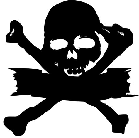 Svg Crossbones Skull Free Svg Image And Icon Svg Silh