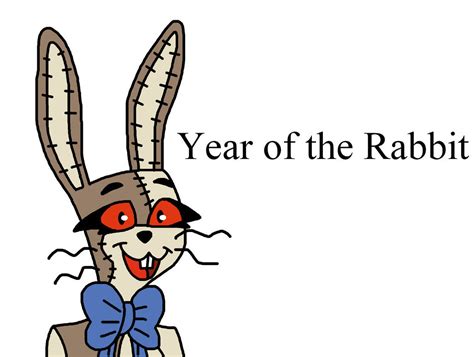 Year Of The Rabbit With Vanny By Ultra Shounen Kai Z On Deviantart