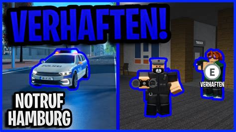 Meine ERSTE SCHICHT Bei Der POLIZEI In HAMBURG Roblox Notruf Hamburg