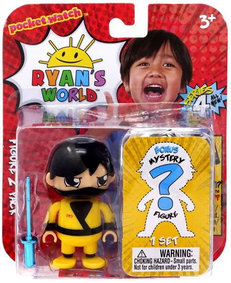 Ryans World Series 4 Ninja Warrior Ryan Mystery 3 Action Figure 2 Pack Pocket Watch Toywiz