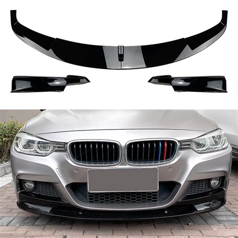 PP Plastic Front Bumper Lip For BMW 3 Series F30 F31 M Tech 2013 2019