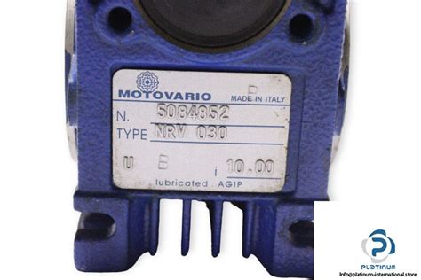 Motovario Nrv Worm Gearbox Platinum International