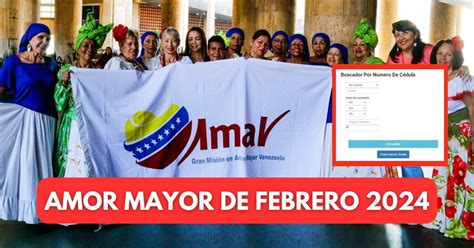 Bono Amor Mayor Febrero 2024 LINK De Consulta De NUEVOS PENSIONADOS