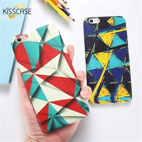 Kisscase Geometry Cases For Iphone 6 6s 7 8 Plus Phone Case For Iphone X Xs Max Xr 5s Se 5