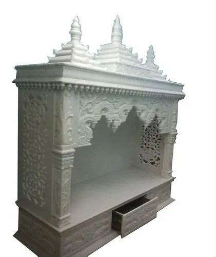 White Glossy Heavy Carving Marble Temple For Home At Rs 30000 In Varanasi