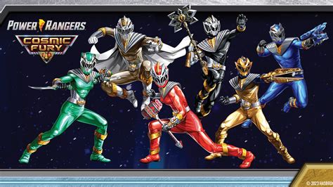 First Look Cosmic Fury Rangers Full Team Revealed Female Red Ranger