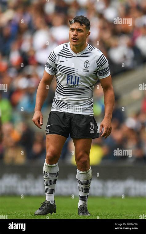 Caleb Muntz of Fiji during the 2023 Summer Series match England vs Fiji ...