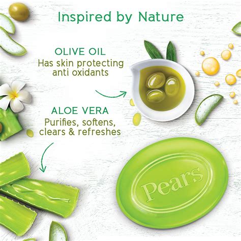 Pears Natural Aloe Vera Bar Soap 4 X 125 G Online At Best Price Bath