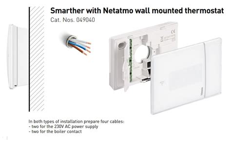 Legrand 049039 Connected Thermostat Smarther With Netatmo Flush Mounting User Guide