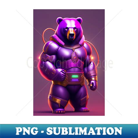 Hacker Bear 1 Modern Sublimation Png File Revolutionize Inspire