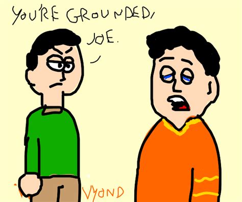 Joe (Blue's Clues) gets "grounded" on Vyond - Drawception