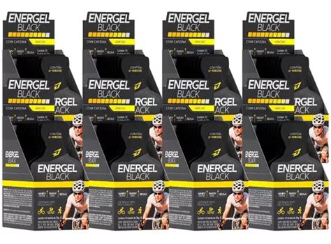 8x Caixas Gel Energel Black 10 Sachês Cada Bodyaction Frete grátis