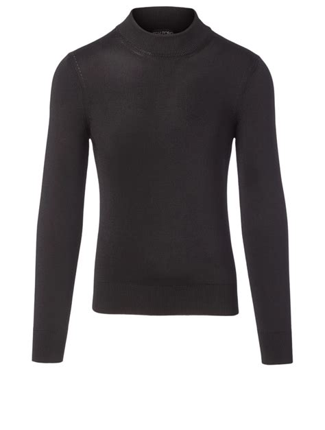 Tom Ford Silk Ribbed Turtleneck Holt Renfrew