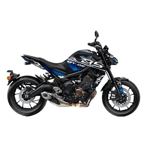 Kit D Co Kutvek Brillant Mission Noir Bleu Yamaha Mt Pi Ces