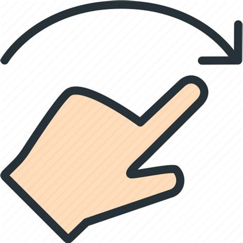 Gestures Right Swipe Icon