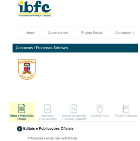 Concurso Pm Rn Ibfc Reserva Espaço Em Site Para Novo Edital