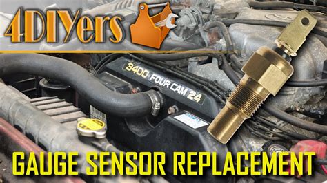 How To Replace The Temperature Gauge Sensor On A Toyota L V Youtube