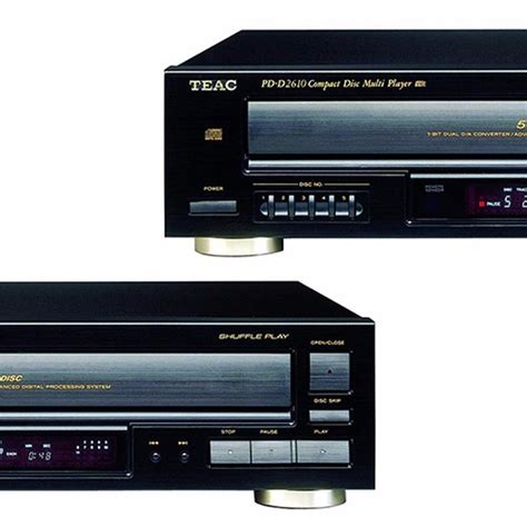 Multi Cd Player Teac Pd D2610 Carrossel 5 Cds Garantia 1 Ano R 498