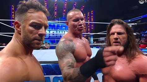 Randy Orton La Knight Aj Styles Unite To Take Out The Bloodline On