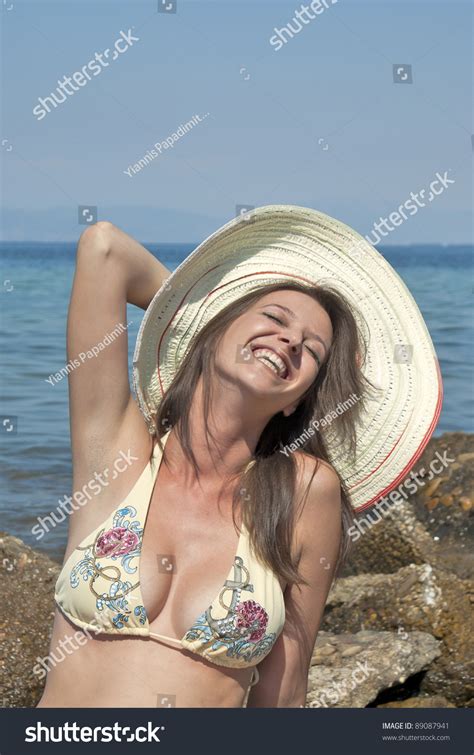 Perfect Girl Bikini On Beach Stock Photo Shutterstock