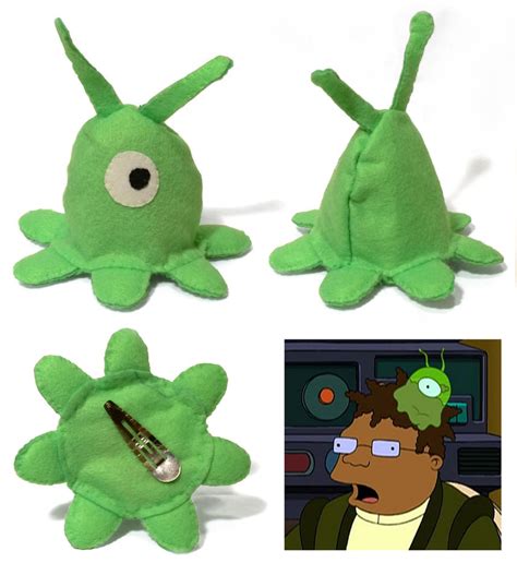 Futurama Brain Slug Hairclip By Kairillia On Deviantart