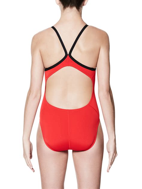 Womans Poly Core Solid Classic Lingerie Tank One Piece Swimsuit Bla