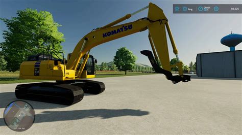 Komatsu Pc210 V1 0 FS22 Mod Farming Simulator 22 Mod