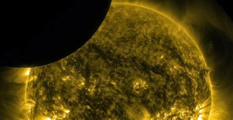 Nasas Sdo Spacecraft Captures Lunar Transit Of The Sun Science 20