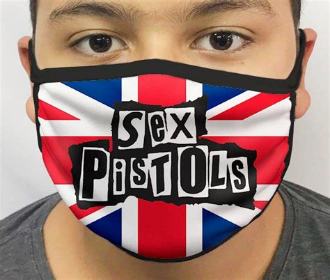 Máscara de Tecido Personalizada Sex Pistols Reutilizável EV Toyshow Tudo de Marvel DC