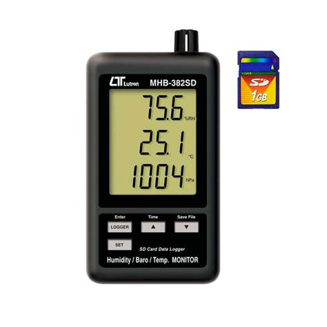 Data Logger De Humedad Temperatura Y Barómetro Medilabpe