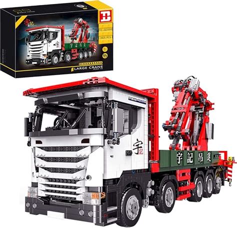 DSXX Technic Camion Le Camion De Transport Avec Grue Jeu De