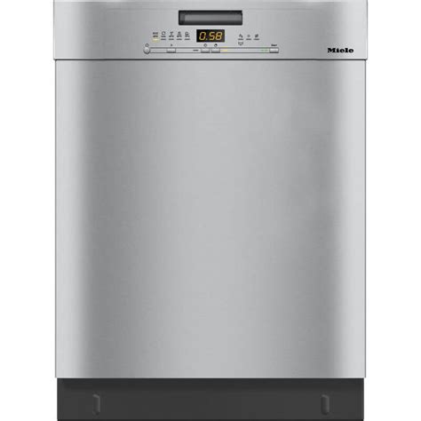 Miele G 5000 SCU CLST Built Under Dishwasher Clean Steel Finish