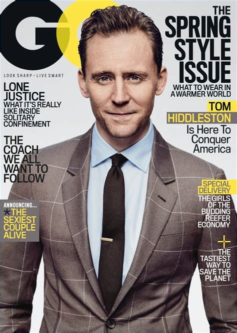 Tom Hiddleston Suits Up For Gq Cover Story Talks Taylor Swift The