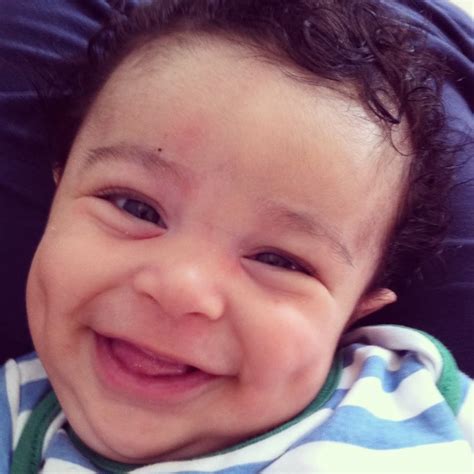 Cute Mixed Babies With Blue Eyes And Dimples