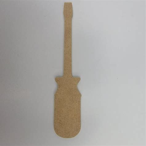 9 Screwdriver Unfinished Mdf Art Shape By Build A Cross