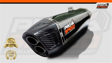 Promo Knalpot Racing Prospeed Exhaust Kawasaki Versys Shark Black