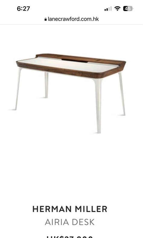 Herman Miller Airia Desk 傢俬＆家居 傢俬 桌子 Carousell