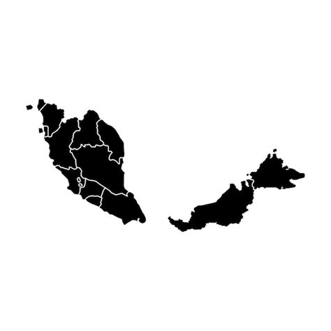 Premium Vector Malaysia Map Icon Vector