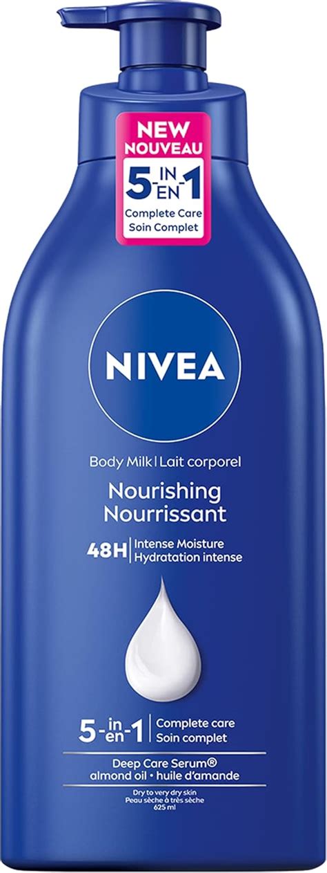 Nivea Nourishing Body Milk H Moisture Daily Moisturizer Non