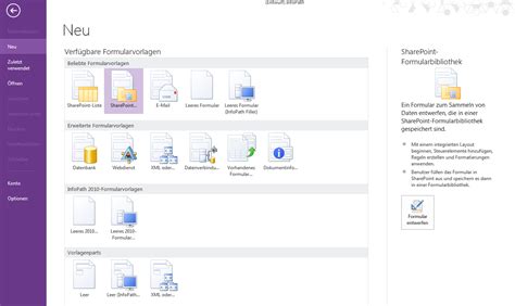 Erstellen Und Ver Ffentlichen Eines Formulars In Sharepoint Mit