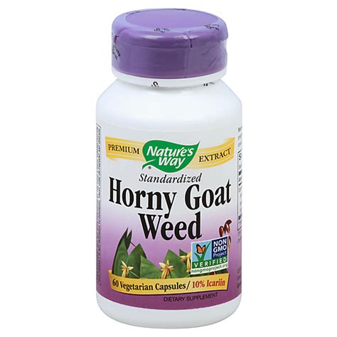 Natures Way Horny Goat Weed Standardized 60 Ea Single Herb