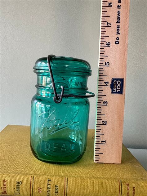 Set Of 3 Vintage Ball Ideal Canning Jars With Wire Close Lids Etsy